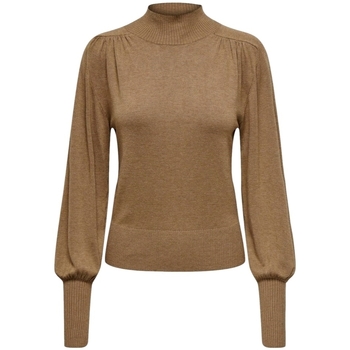 Only Julia Life L/S Knit - Toasted Coconut Brązowy