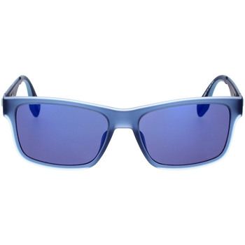 Zegarki & Biżuteria  okulary przeciwsłoneczne adidas Originals Occhiali da Sole  Originals OR0067/S 91X Niebieski