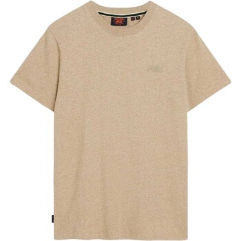 tekstylia Męskie T-shirty z krótkim rękawem Superdry 223354 Brązowy