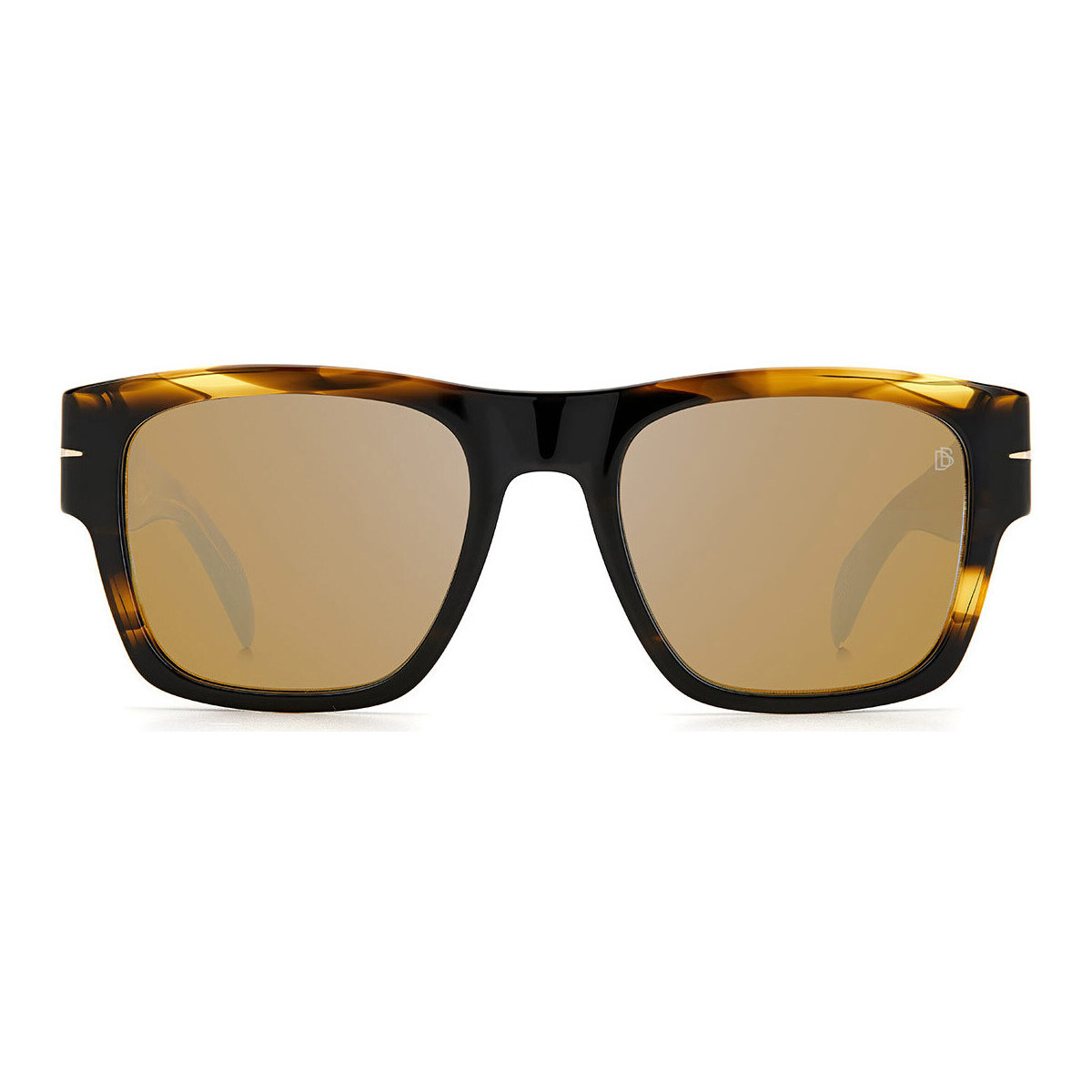 Zegarki & Biżuteria  okulary przeciwsłoneczne David Beckham Occhiali da Sole  DB7000/S Bold KVI Brązowy
