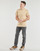 tekstylia Męskie T-shirty z krótkim rękawem Tommy Jeans TJM SLIM JERSEY C NECK EXT Beżowy