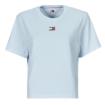 tekstylia Damskie T-shirty z krótkim rękawem Tommy Jeans TJW BXY BADGE TEE EXT Niebieski