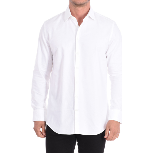 tekstylia Męskie Koszule z długim rękawem Daniel Hechter 182557-60200-700 Biały