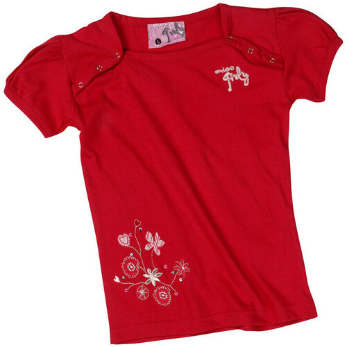 tekstylia Dziewczynka T-shirty z krótkim rękawem Miss Girly T-shirt manches courtes fille FURY Różowy