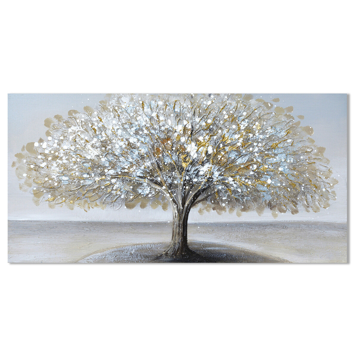 Dom Obrazy Signes Grimalt Pudełko Na Drzewie Srebrny