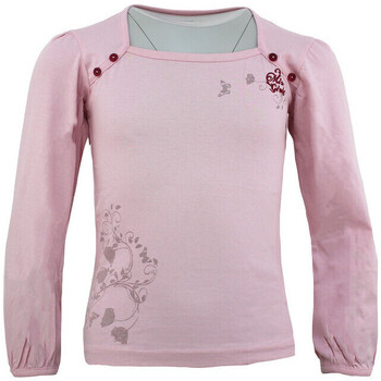 tekstylia Dziewczynka T-shirty z długim rękawem Miss Girly T-shirt manches longues fille FURYLON Różowy