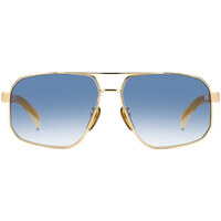 Zegarki & Biżuteria  Męskie okulary przeciwsłoneczne David Beckham Occhiali da Sole  DB7102/S 06S Złoty