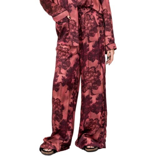 tekstylia Damskie Spodnie z pięcioma kieszeniami Vicolo TR0811 Czerwony