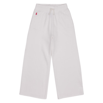 tekstylia Dziewczynka Spodnie dresowe Polo Ralph Lauren SMLLPPPOPNT-PANTS-ATHLETIC Biały