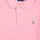 tekstylia Chłopiec Koszulki polo z krótkim rękawem Polo Ralph Lauren SLIM POLO-TOPS-KNIT Różowy