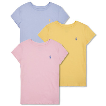 tekstylia Dziewczynka T-shirty z krótkim rękawem Polo Ralph Lauren TEE BUNDLE-SETS-GIFT BOX SET Wielokolorowy