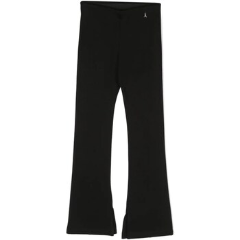tekstylia Dziewczynka Spodnie z pięcioma kieszeniami Patrizia Pepe 7P0302-A136 Czarny
