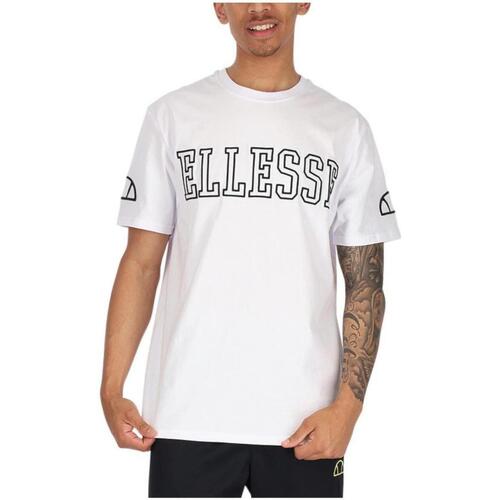 tekstylia Męskie T-shirty z krótkim rękawem Ellesse  Biały