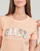 tekstylia Damskie T-shirty z krótkim rękawem Guess SEQUINS LOGO TEE Różowy