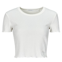 tekstylia Damskie T-shirty z krótkim rękawem Guess CN SMOKED Biały