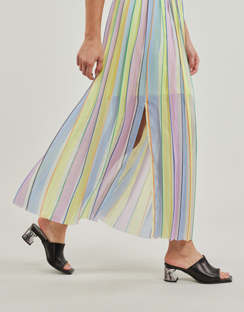 Karl Lagerfeld stripe pleated skirt Wielokolorowy