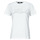 tekstylia Damskie T-shirty z krótkim rękawem Karl Lagerfeld rhinestone logo t-shirt Biały