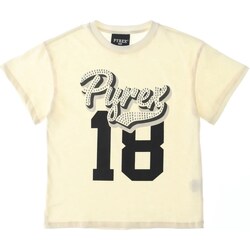 tekstylia Dziewczynka T-shirty z krótkim rękawem Pyrex JGTH158 Beżowy
