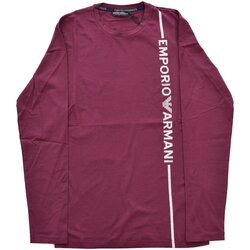 tekstylia Męskie T-shirty z długim rękawem Emporio Armani 111023 3F523 Czerwony