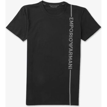 tekstylia Męskie T-shirty z krótkim rękawem Emporio Armani 111035 3F523 Czarny