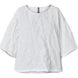 tekstylia Damskie Topy / Bluzki Wendy Trendy Top 221624 - White Biały