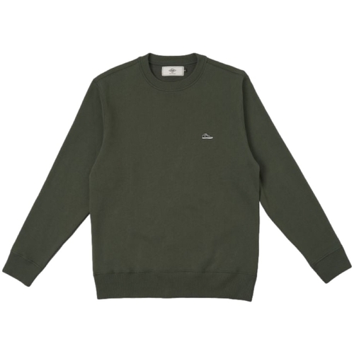 tekstylia Męskie Bluzy Sanjo K100 Patch Sweatshirt - Green Zielony
