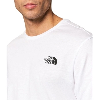 The North Face M LS SIMPLE DOME TEE Biały