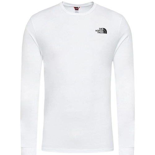 tekstylia Damskie T-shirty i Koszulki polo The North Face M LS SIMPLE DOME TEE Biały