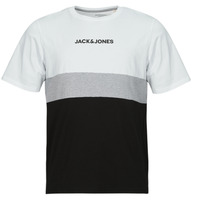 tekstylia Męskie T-shirty z krótkim rękawem Jack & Jones JJEREID BLOCKING TEE SS Biały