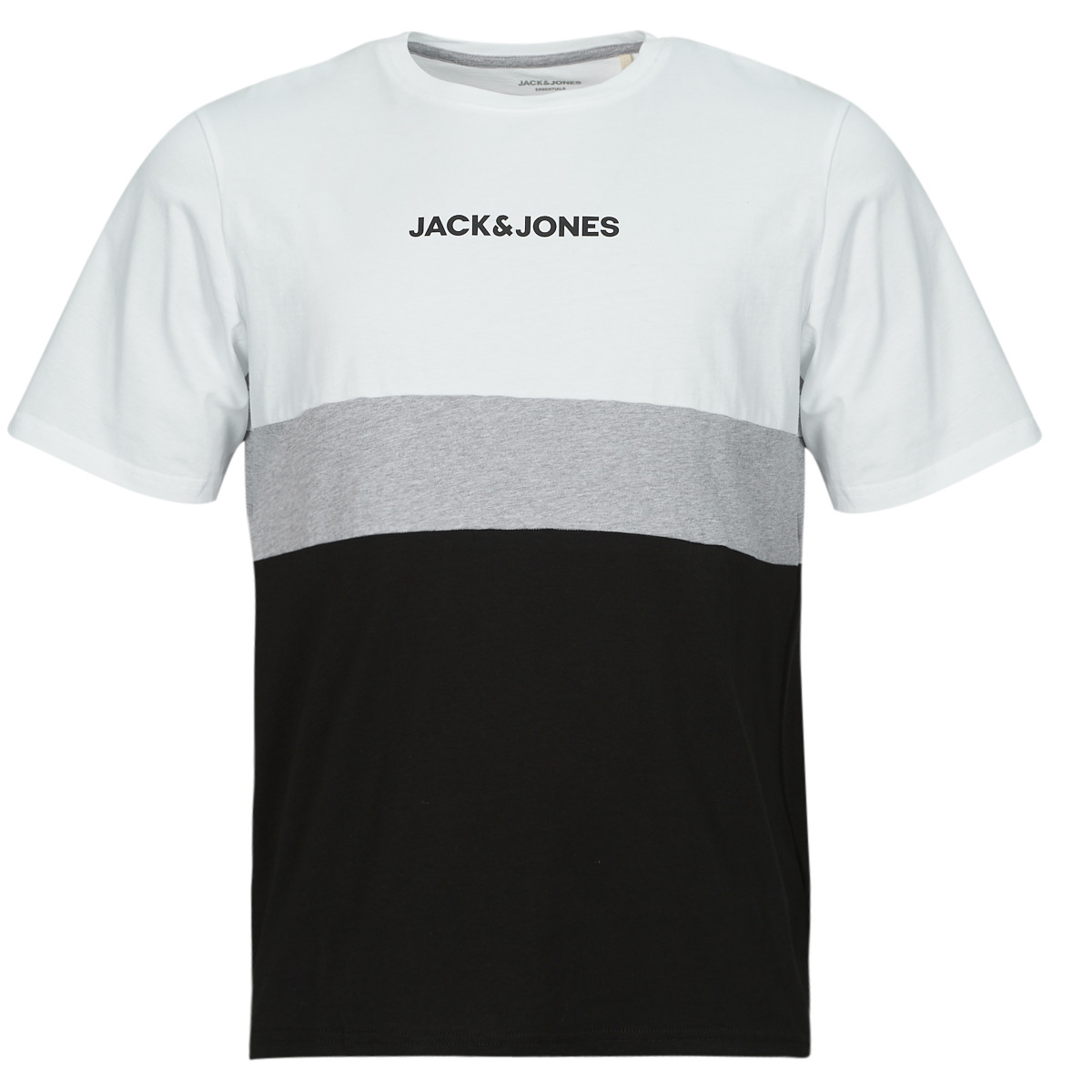 tekstylia Męskie T-shirty z krótkim rękawem Jack & Jones JJEREID BLOCKING TEE SS Biały