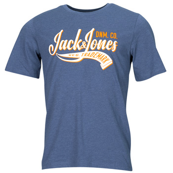 tekstylia Męskie T-shirty z krótkim rękawem Jack & Jones JJELOGO TEE SS O-NECK 2 COL SS24 SN Marine