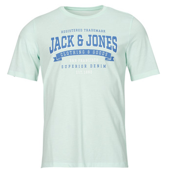tekstylia Męskie T-shirty z krótkim rękawem Jack & Jones JJELOGO TEE SS O-NECK 2 COL SS24 SN Niebieski