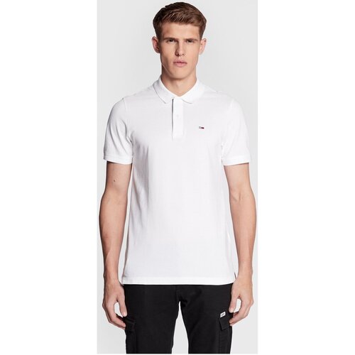 tekstylia Męskie T-shirty i Koszulki polo Tommy Jeans DM0DM15370 Biały