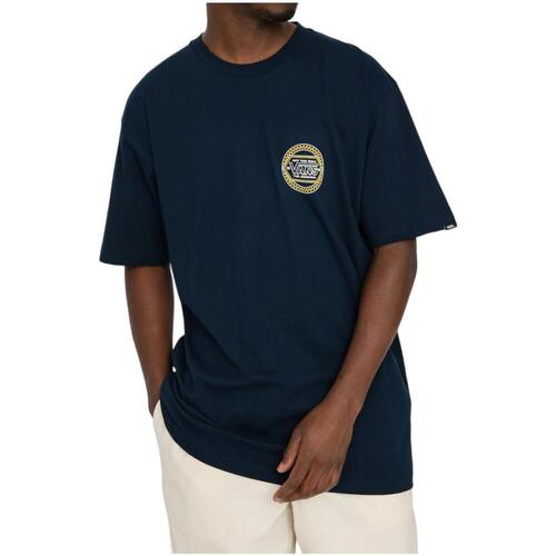 tekstylia Męskie T-shirty z krótkim rękawem Vans  Niebieski