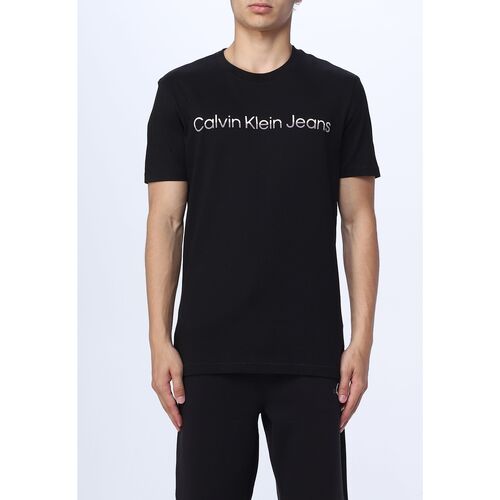 tekstylia Męskie T-shirty i Koszulki polo Calvin Klein Jeans J30J322511 0GO Czarny