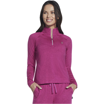 tekstylia Damskie Bluzy dresowe Skechers Ultra Go Lite Full Zip Hoodie Różowy