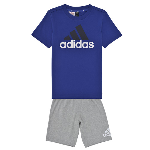 tekstylia Chłopiec Zestawy dresowe Adidas Sportswear LK BL CO T SET Niebieski / Szary