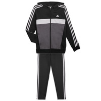 tekstylia Dziecko Zestawy dresowe Adidas Sportswear J 3S TIB FL TS Czarny / Szary