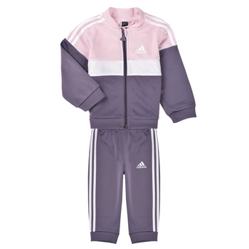 tekstylia Dziewczynka Zestawy dresowe Adidas Sportswear I TIBERIO TS Fioletowy / Różowy