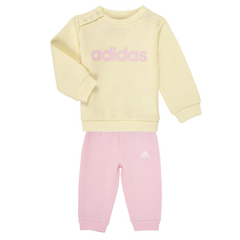 Adidas Sportswear I LIN FL JOG Ecru / Różowy