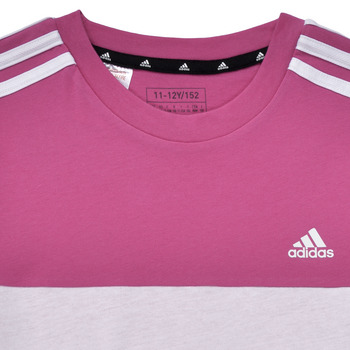 Adidas Sportswear J 3S TIB T Różowy / Biały