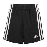 tekstylia Dziecko Szorty i Bermudy Adidas Sportswear LK 3S SHORT Czarny / Biały