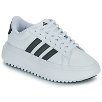 Buty Damskie Trampki niskie Adidas Sportswear GRAND COURT PLATFORM Biały / Czarny