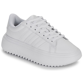 Buty Damskie Trampki niskie Adidas Sportswear GRAND COURT PLATFORM Biały