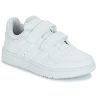 Buty Dziecko Trampki niskie Adidas Sportswear HOOPS 3.0 CF C Biały