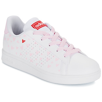 Adidas Sportswear ADVANTAGE K Biały / Różowy