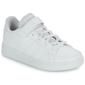Buty Dziecko Trampki niskie Adidas Sportswear GRAND COURT 2.0 EL K Biały