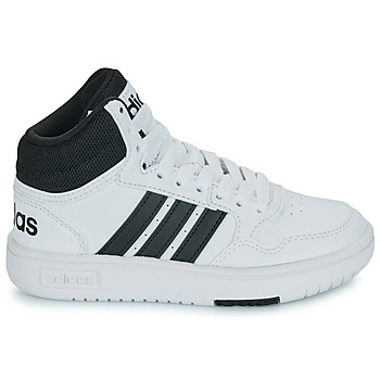 Adidas Sportswear HOOPS 3.0 MID K Biały / Czarny