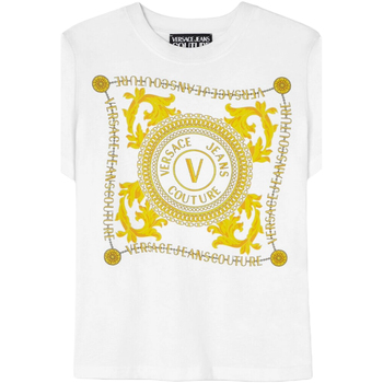 tekstylia Damskie T-shirty i Koszulki polo Versace  Biały