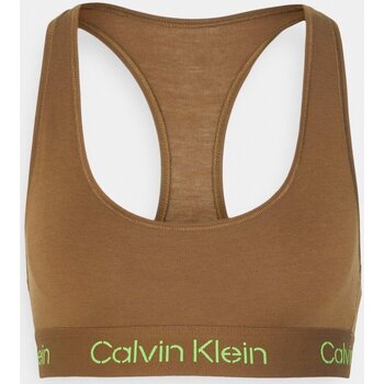 tekstylia Damskie Legginsy Calvin Klein Jeans 000QF7454E Brązowy